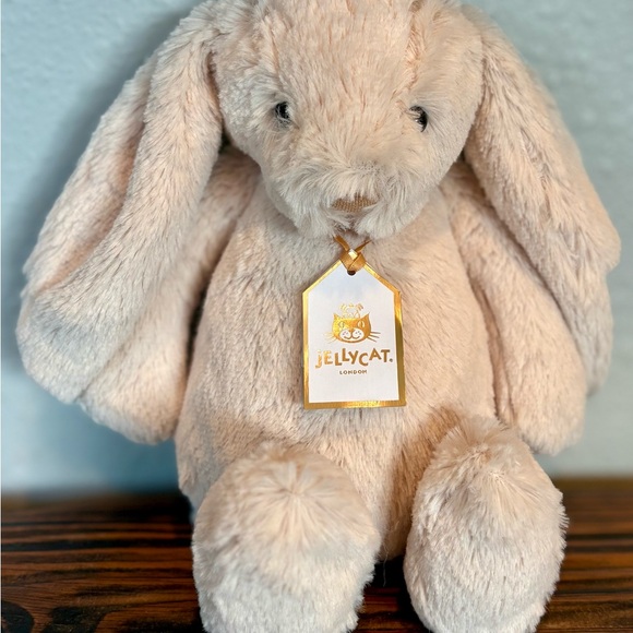 Jellycat Medium Bashful Willow Luxe Bunny BAS3WIL JCINC6865SH Displayed Only